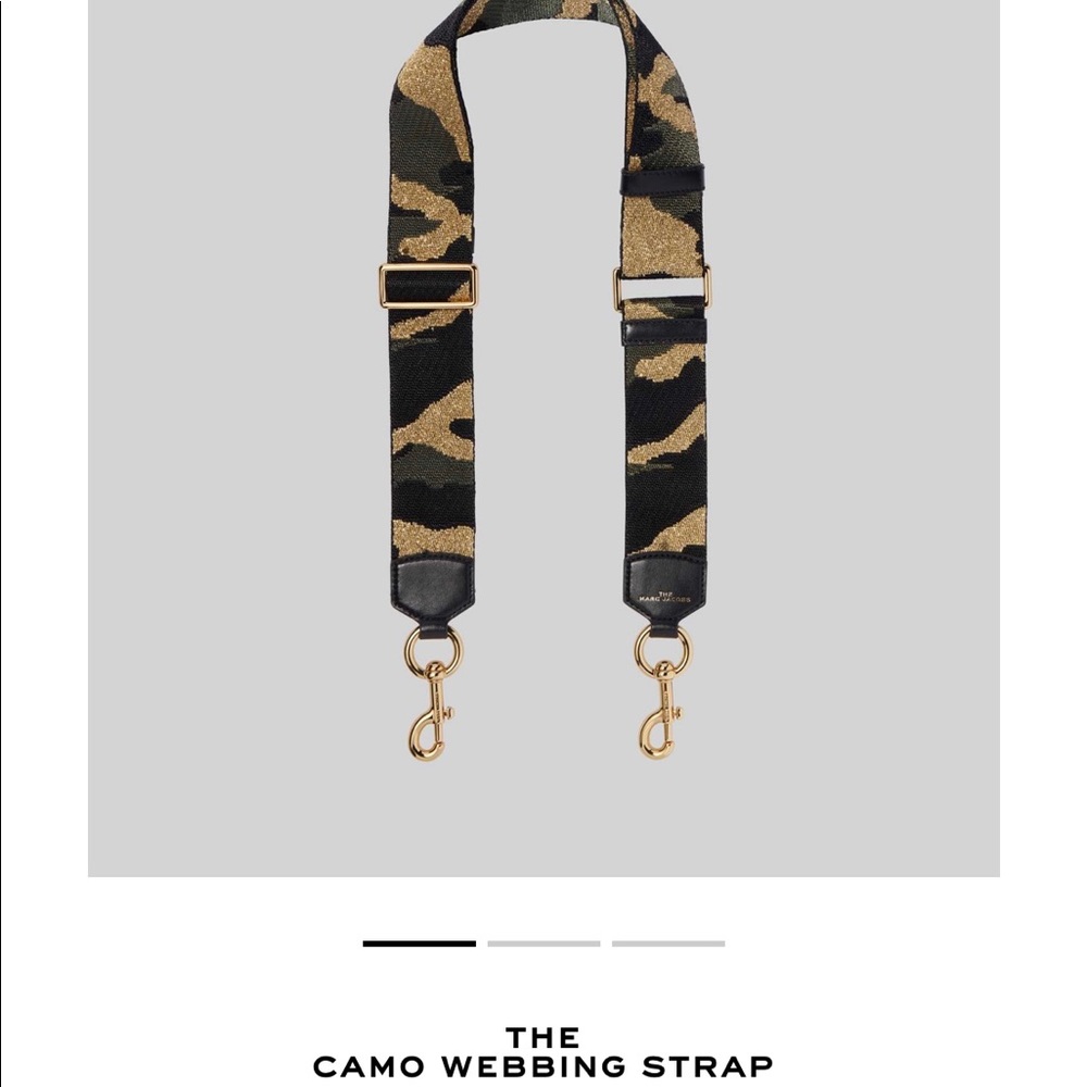Marc Jacobs Camo Webbing strap!
